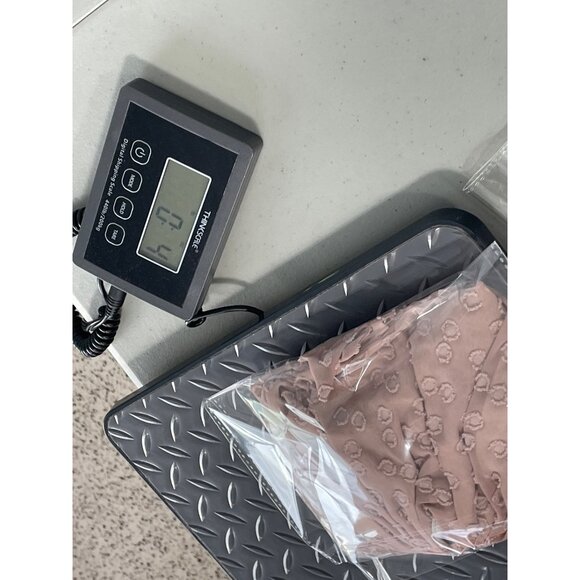 Kylie Paige Blouse Size Large Sleeveless Tie Front Sleeveless Clip Dot Feminine - Picture 6 of 6